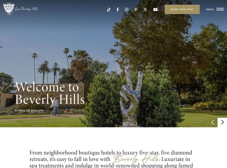 Web Design For Love Beverly Hills