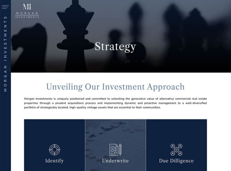 Web Design For Washington DC Morgan Investments