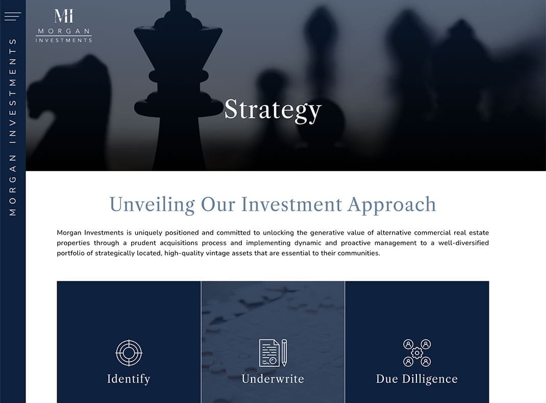 Web Design For Washington DC Morgan Investments
